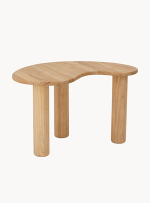 Couchtisch aus Gummibaumholz in natürlichem Look