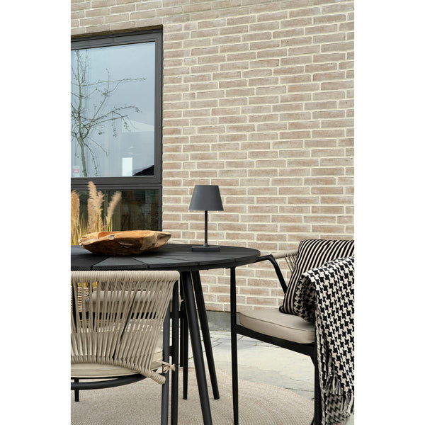 Dean LED Tischlampe Schwarz Wiederaufladbar