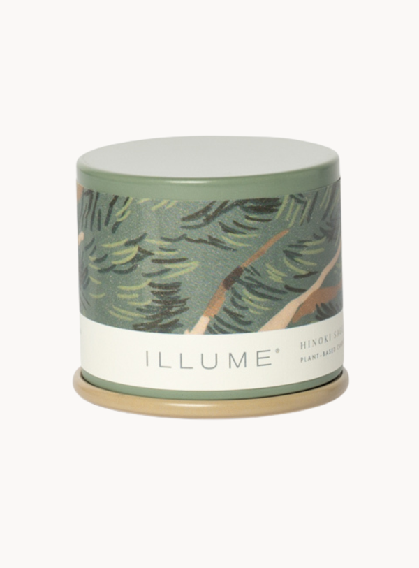 Hinoki Sage Duftkerze in Grün im Demi Vanity Tin