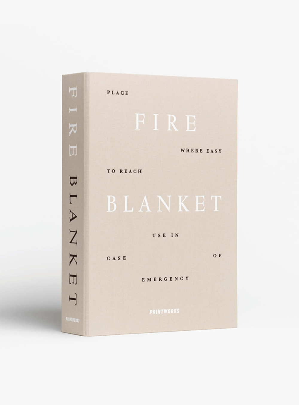 Feuerlöschdecke in Beige