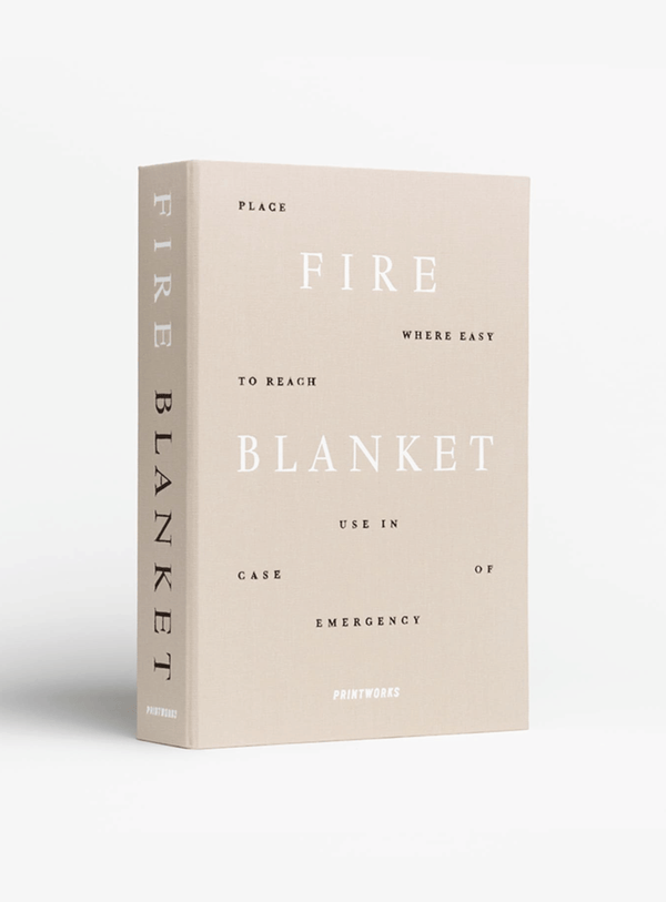 Feuerlöschdecke in Beige