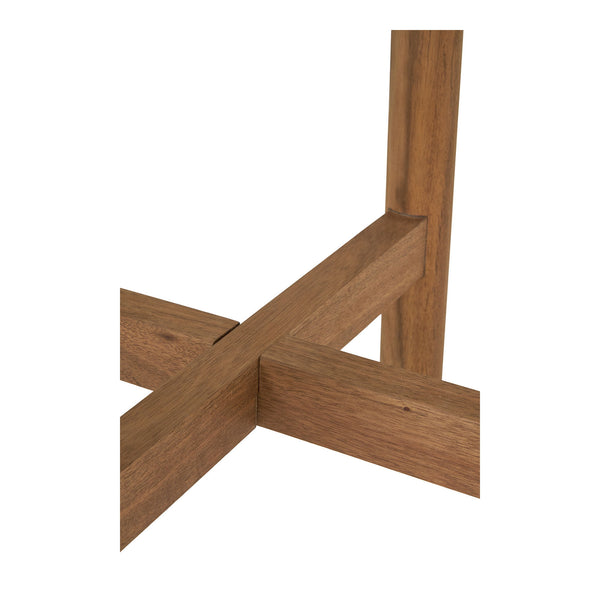 Terracina Beistelltisch aus Akazienholz und Terrazzo