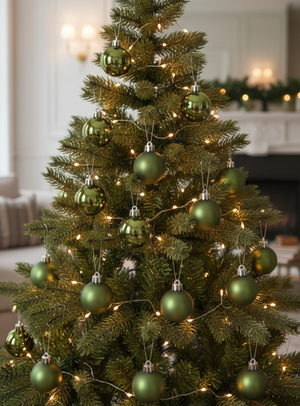 Weihnachtskugeln Rosmarin Mix 12er Set, Mittel