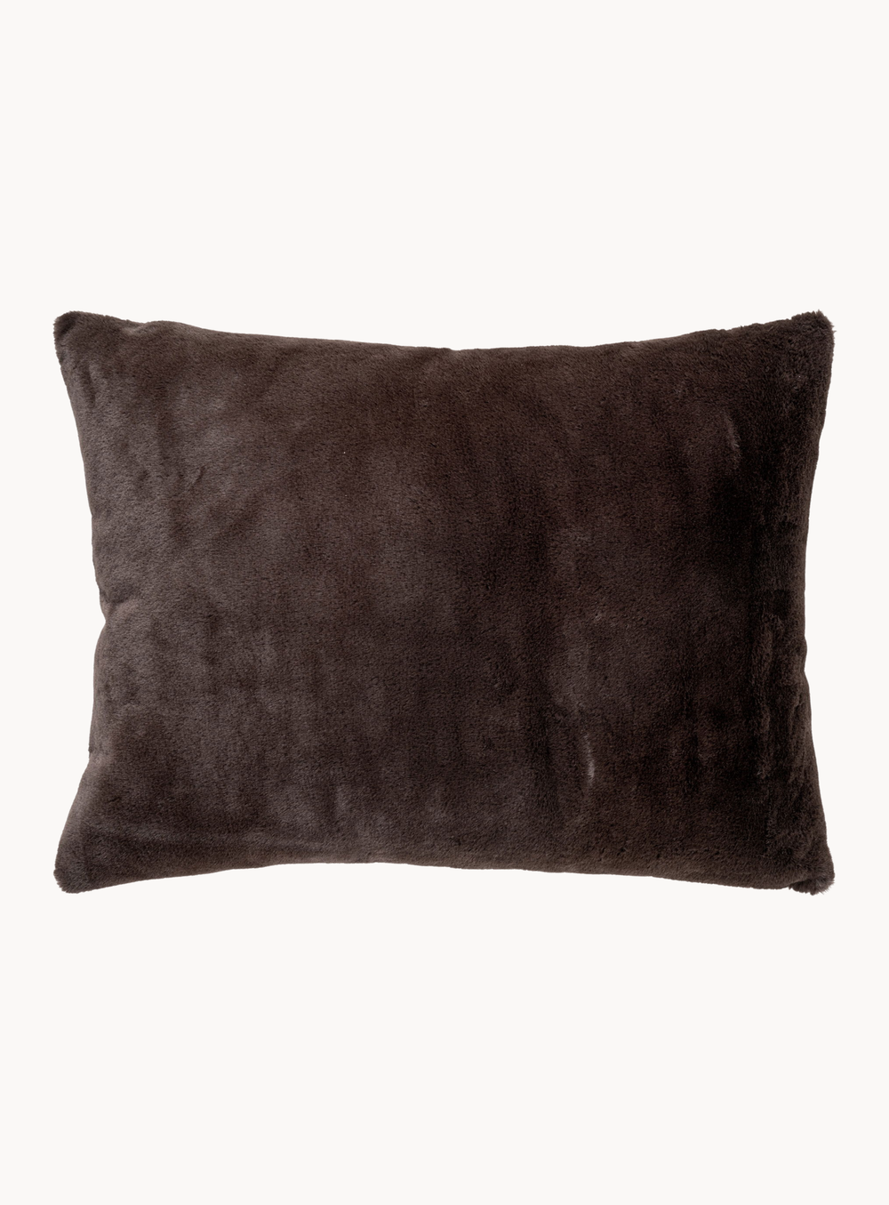 Evora Kissen aus Kunstfell Dunkelgrau