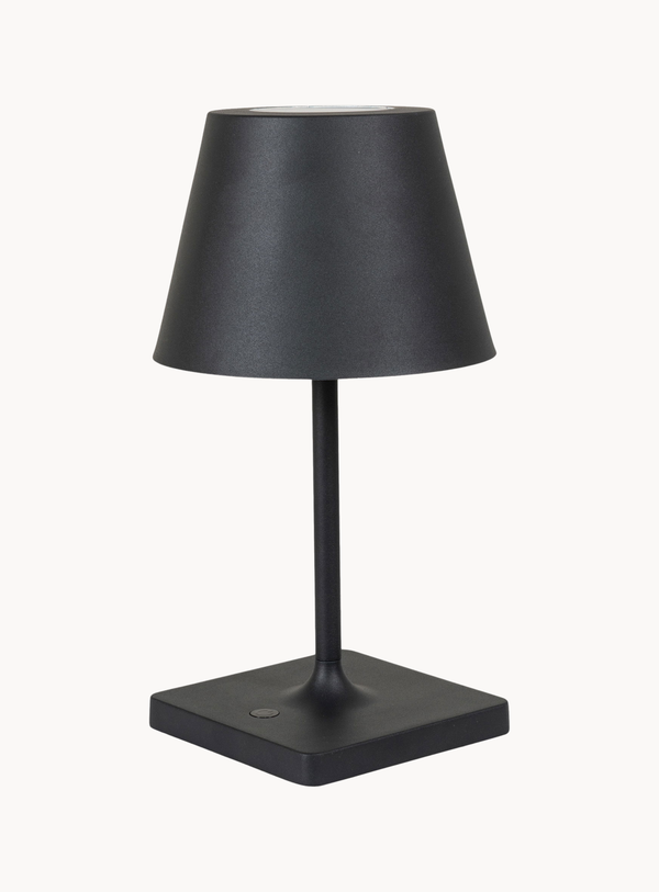 Dean LED Tischlampe Schwarz Wiederaufladbar