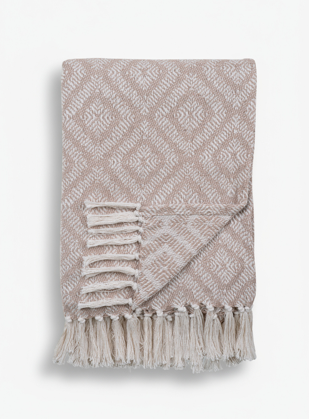 Cort Plaid aus Baumwolle Elfenbein/Beige Design