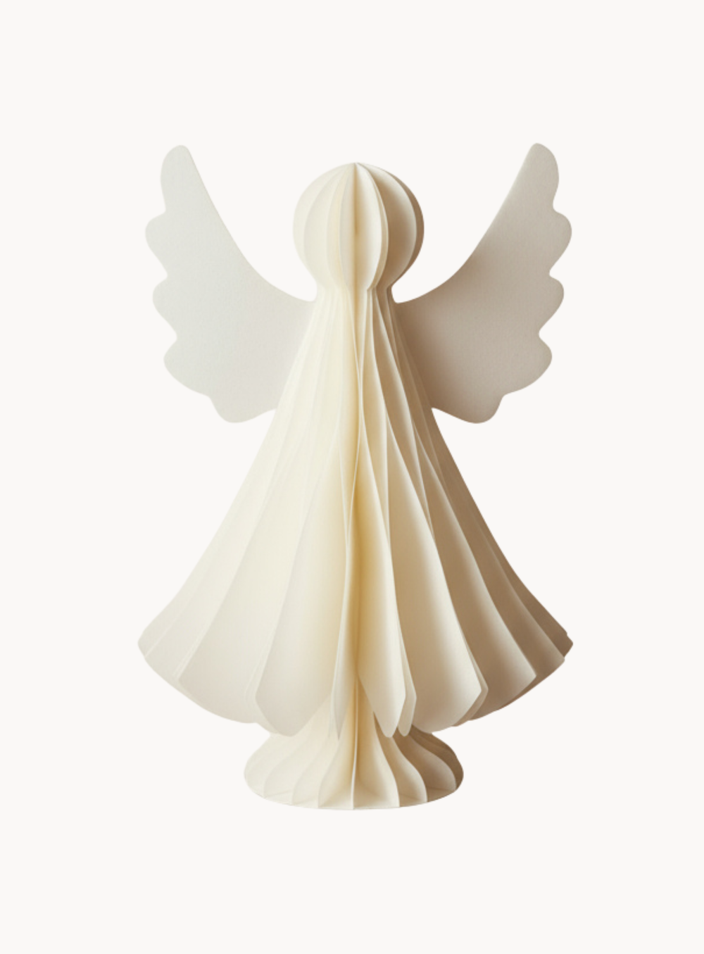 Engel aus Papier in Weiß