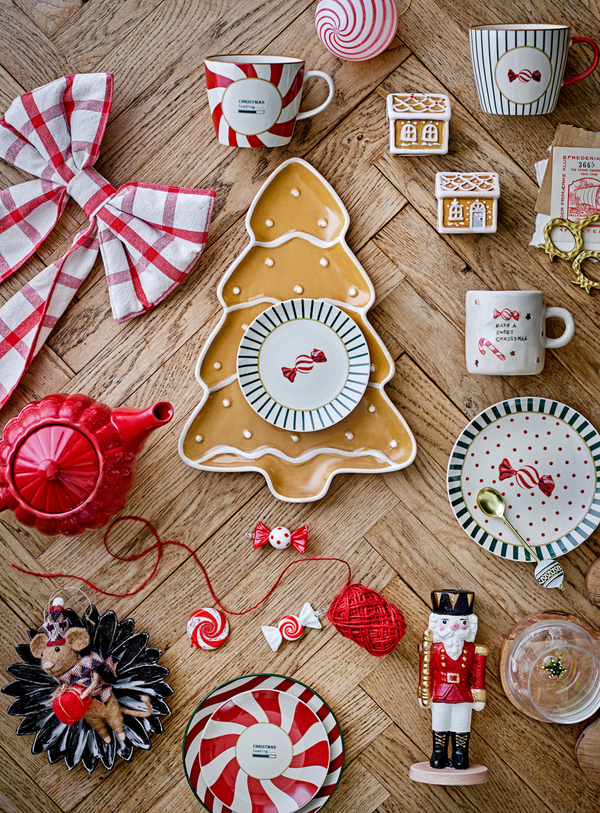 Becher im Zweierset in natur aus Steingut