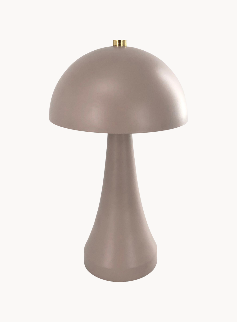 Liss LED Tischlampe in Sand, wiederaufladbar