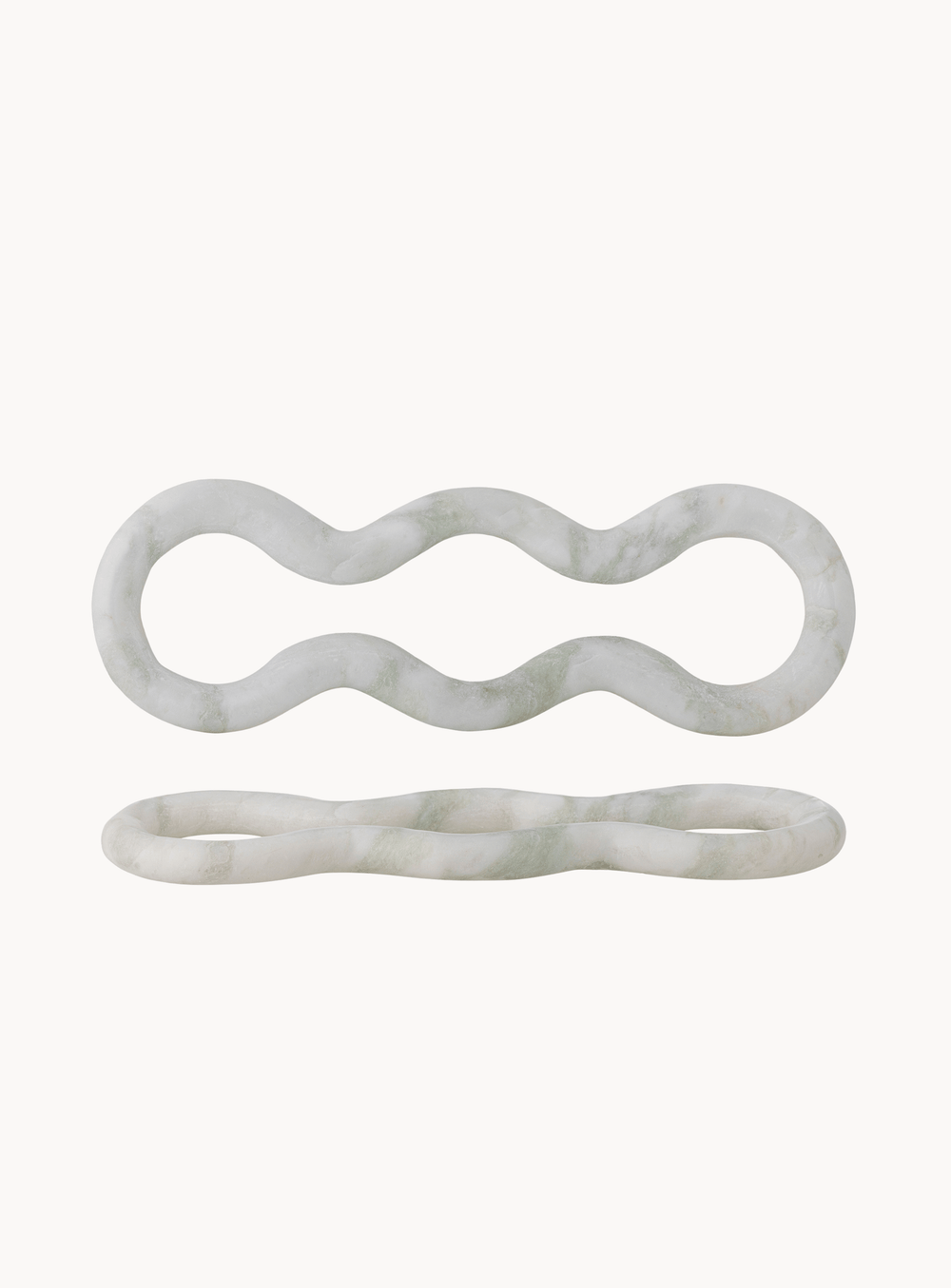 Vivien Untersetzer aus grünem Marmor